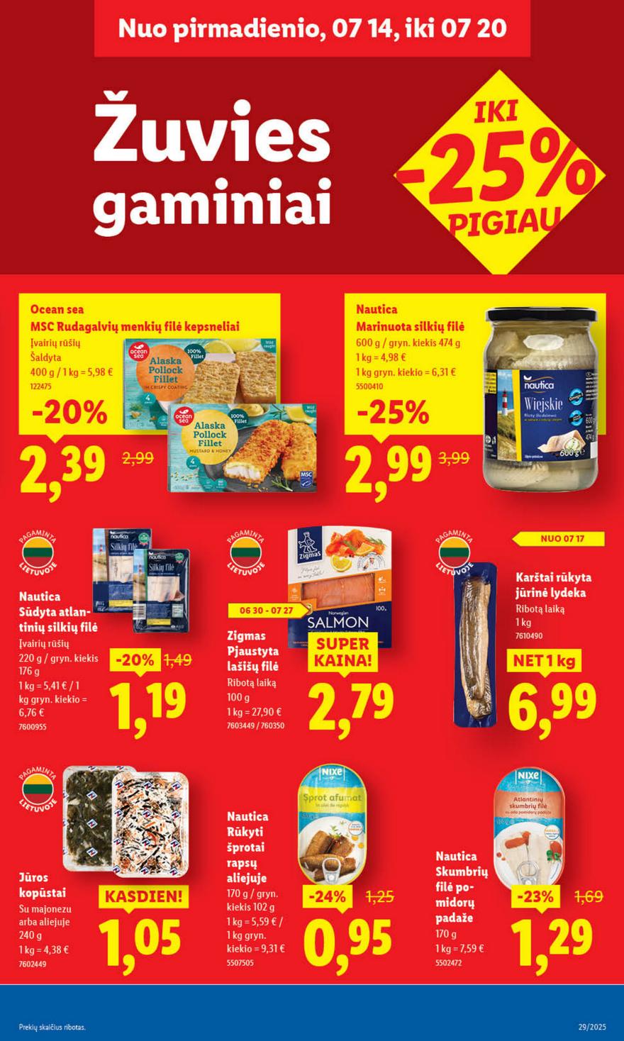 Lidl leidinys naujas akcijos nuo 
  2025-07-14 iki 
  2025-07-20 | Leidinukas.lt puslapis 27