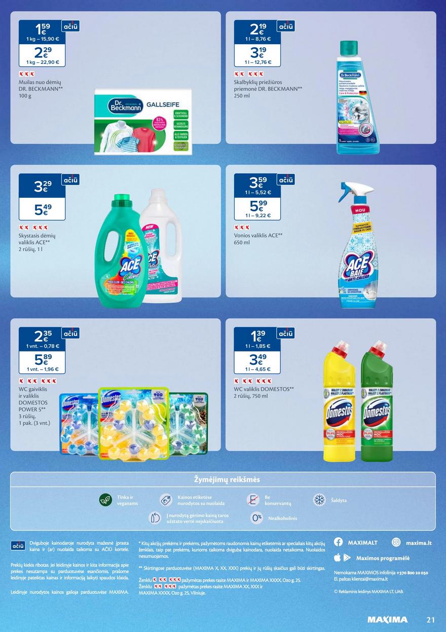 Maxima leidinukas akcijos nuo 
  2025-07-29 iki 
  2025-08-25 | Leidinukas.lt puslapis 21