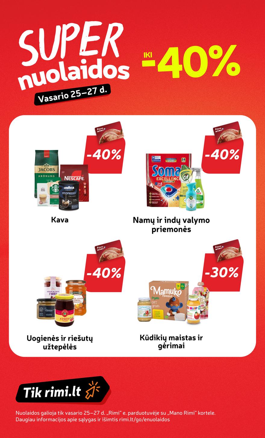 Rimi savaitinis leidinys 9 akcijos nuo 
  2025-02-25 iki 
  2025-03-03 | Leidinukas.lt puslapis 24