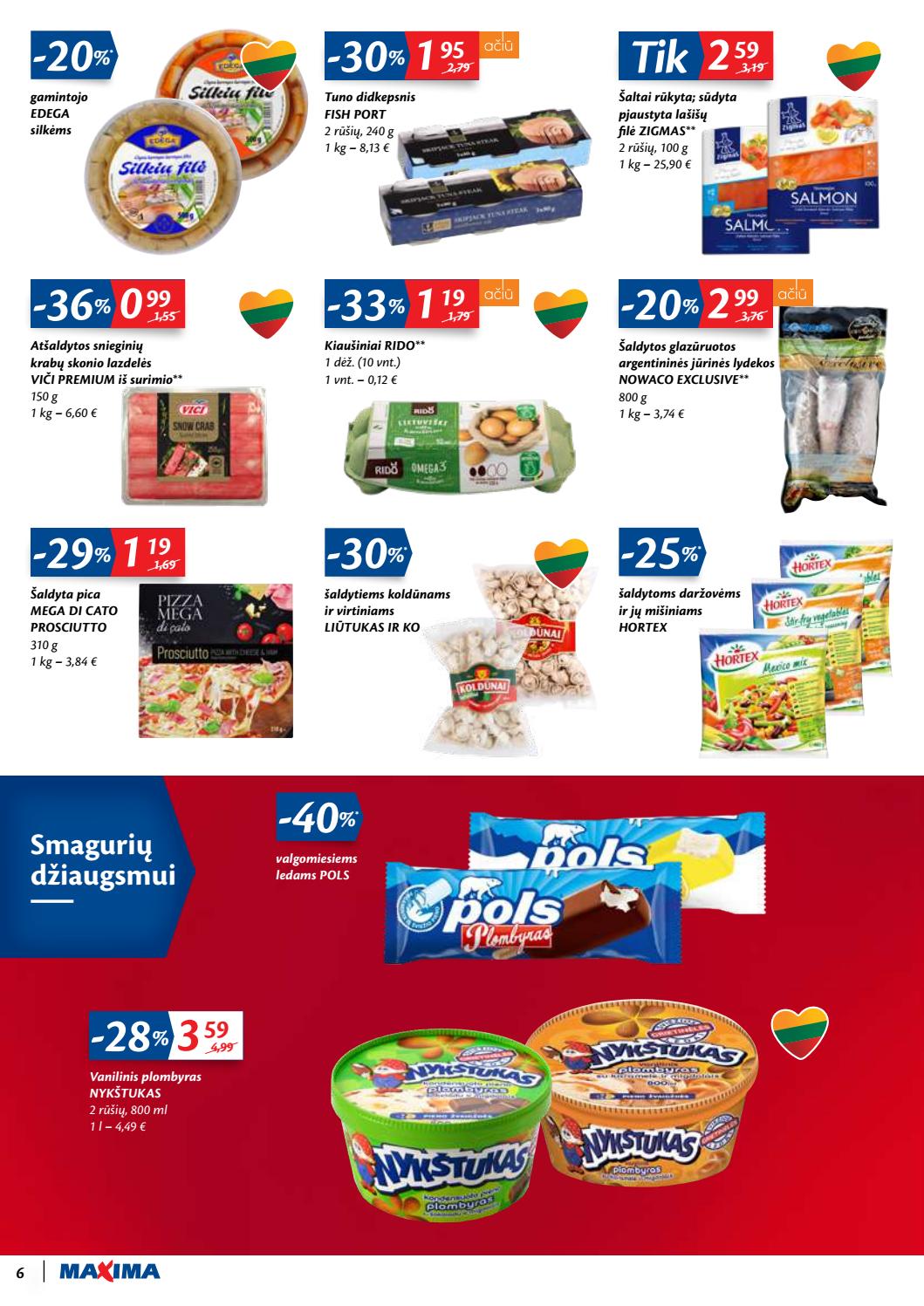 Maxima kaininis leidinys akcijos nuo 
  2020-03-03 iki 
  2020-03-09 | Leidinukas.lt puslapis 6