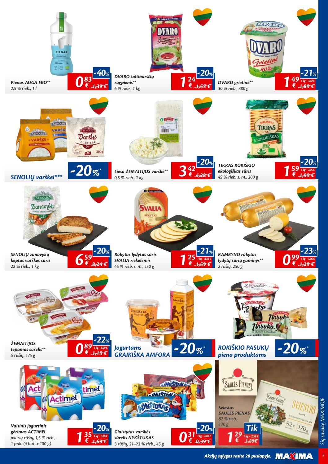 Maxima kaininis leidinys akcijos nuo 
  2019-07-30 iki 
  2019-08-05 | Leidinukas.lt puslapis 7