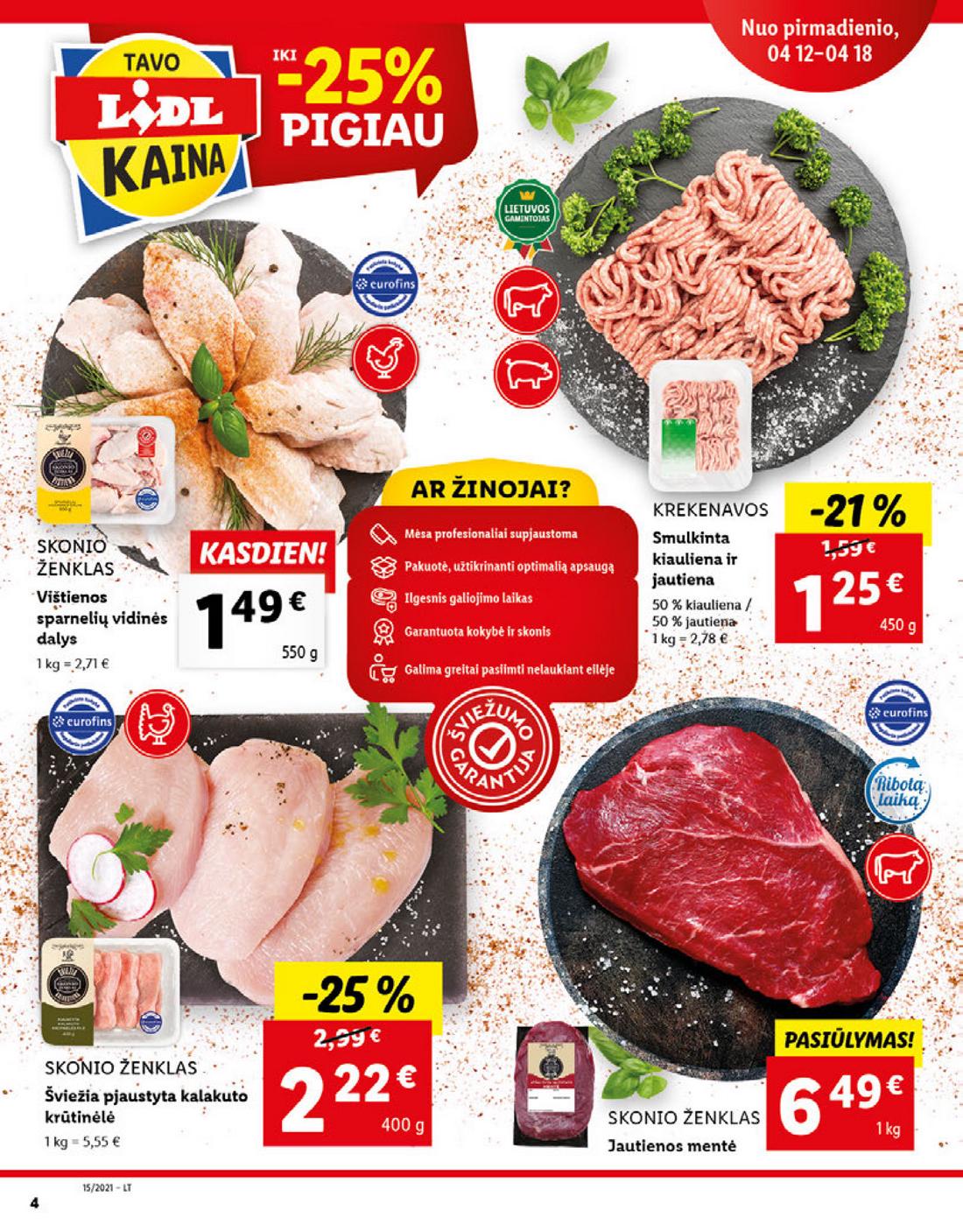 Lidl maisto prekių pasiūlymai akcijos nuo 
  2021-04-12 iki 
  2021-04-18 | Leidinukas.lt puslapis 4