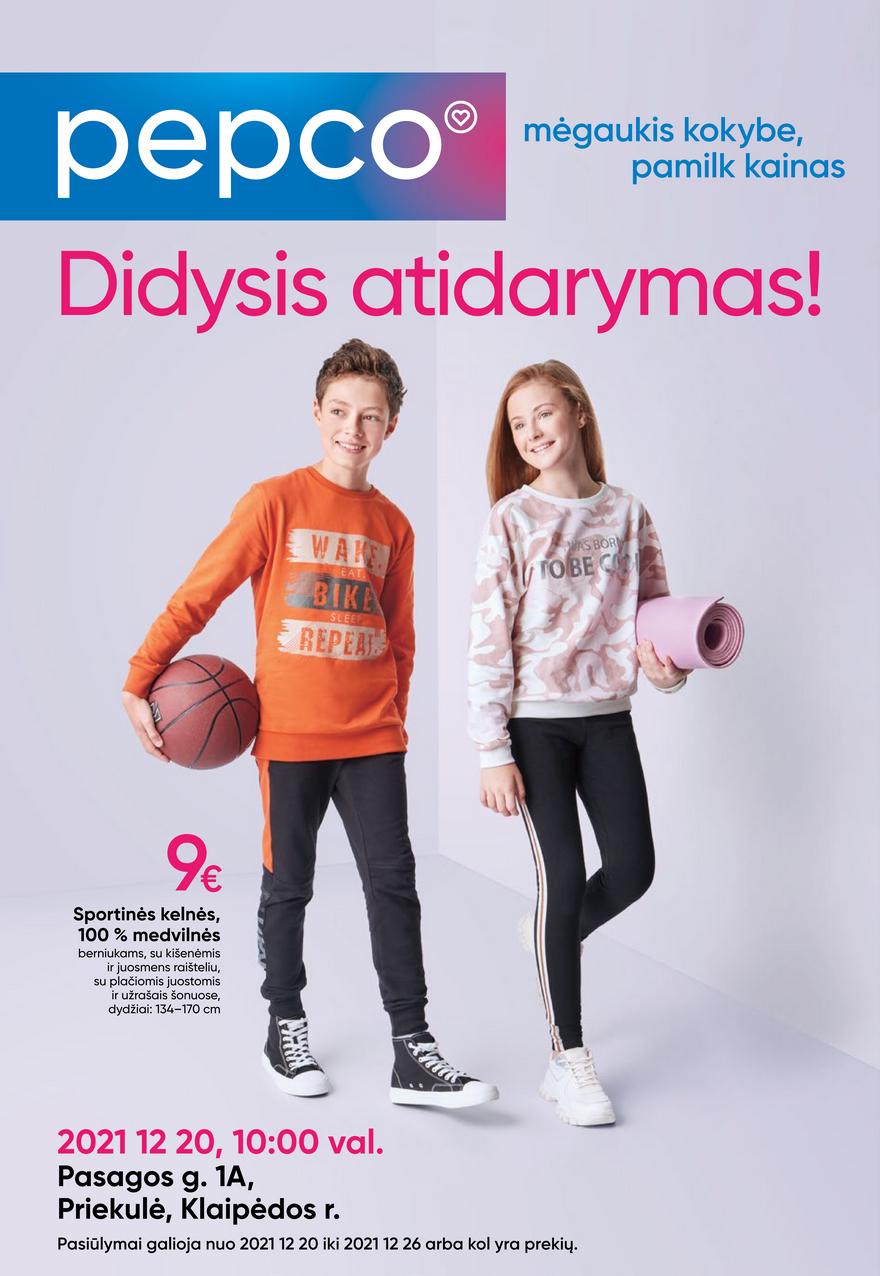Pepco atidarymo leidinys akcijos nuo
2021-12-20 iki
2021-12-26 | Leidinukas.lt puslapis 1