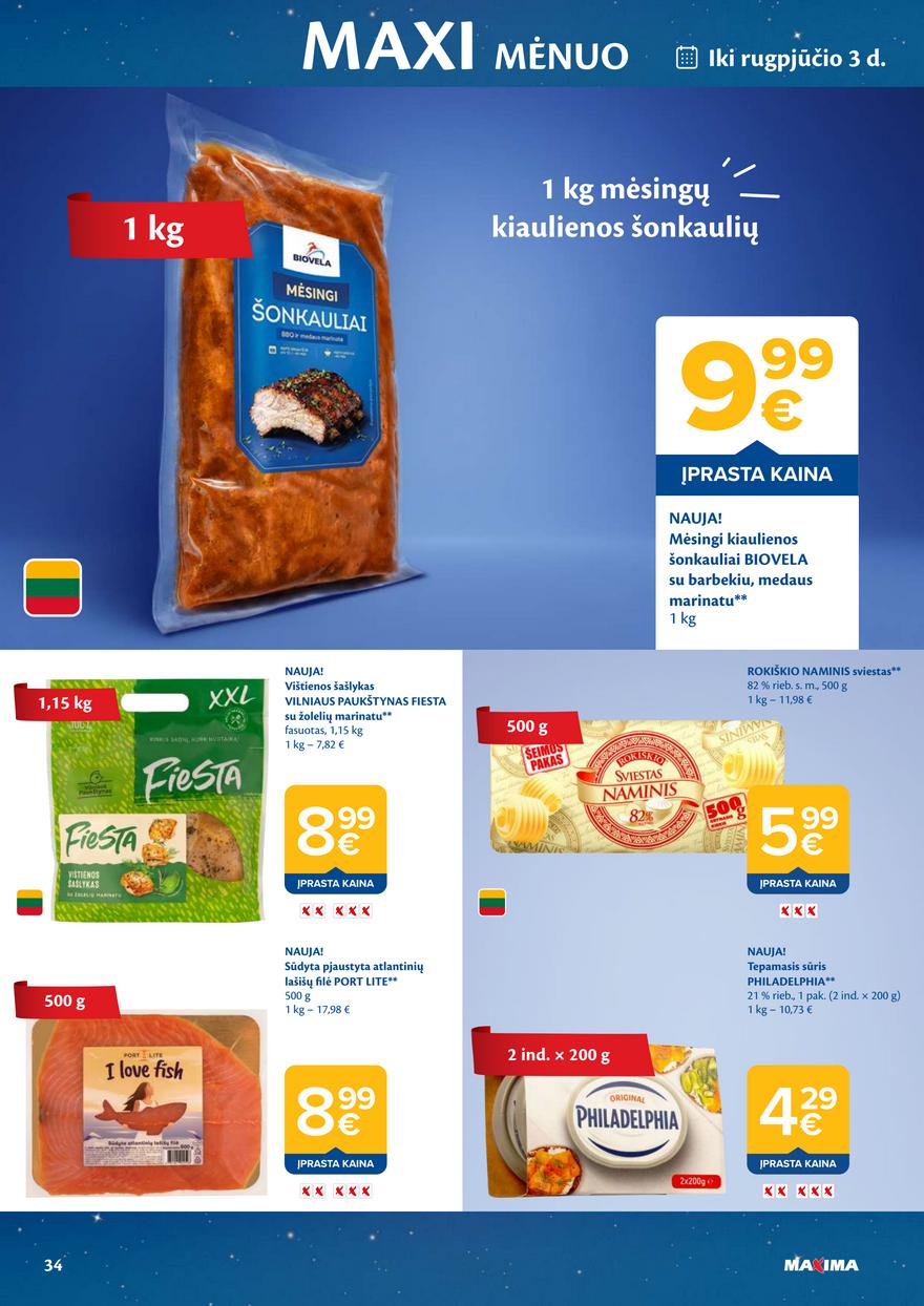Maxima leidinys akcijos nuo 
  2026-07-14 iki 
  2026-07-20 | Leidinukas.lt puslapis 34