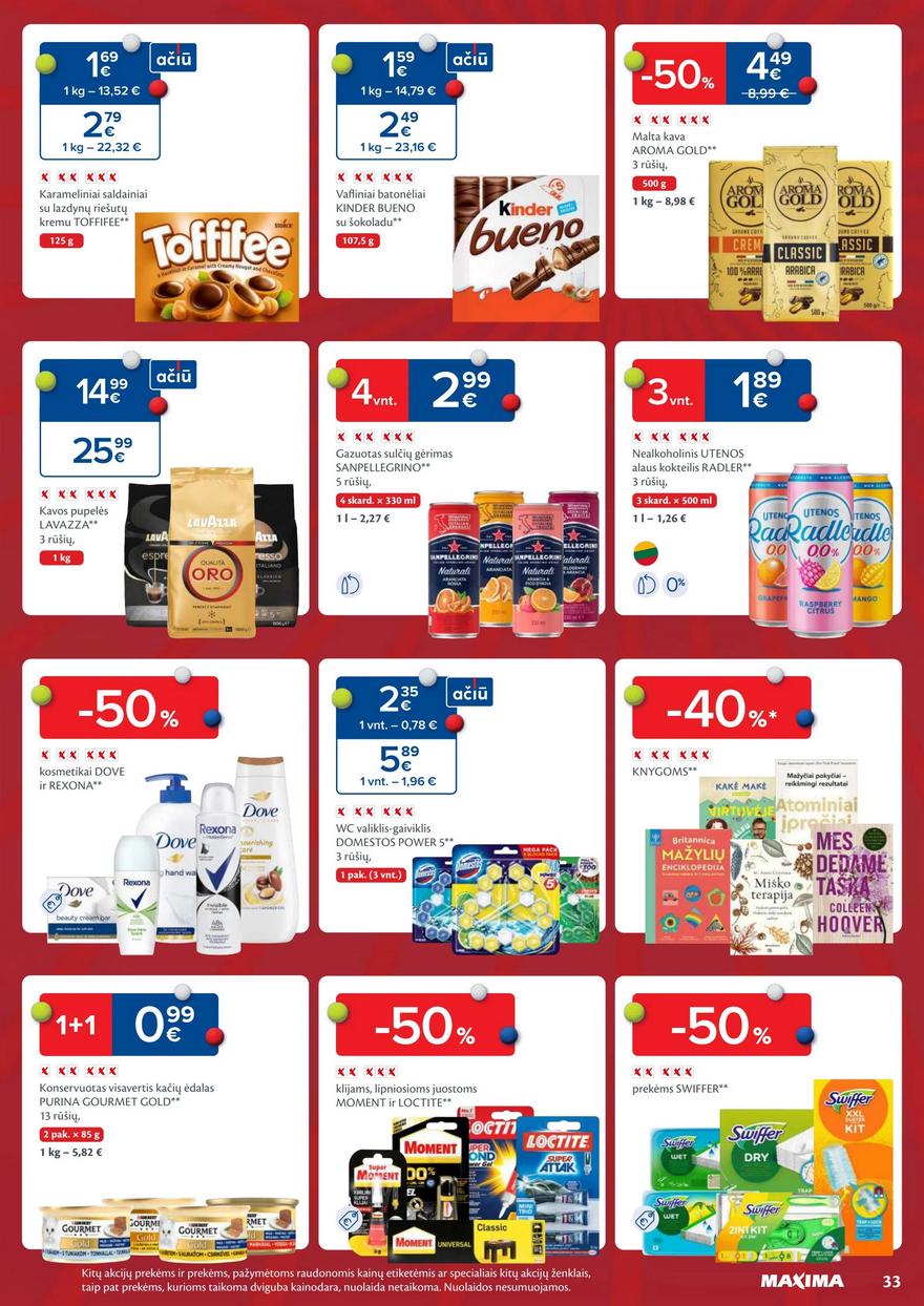 Maxima leidinys akcijos nuo 
  2024-07-30 iki 
  2024-08-05 | Leidinukas.lt puslapis 33
