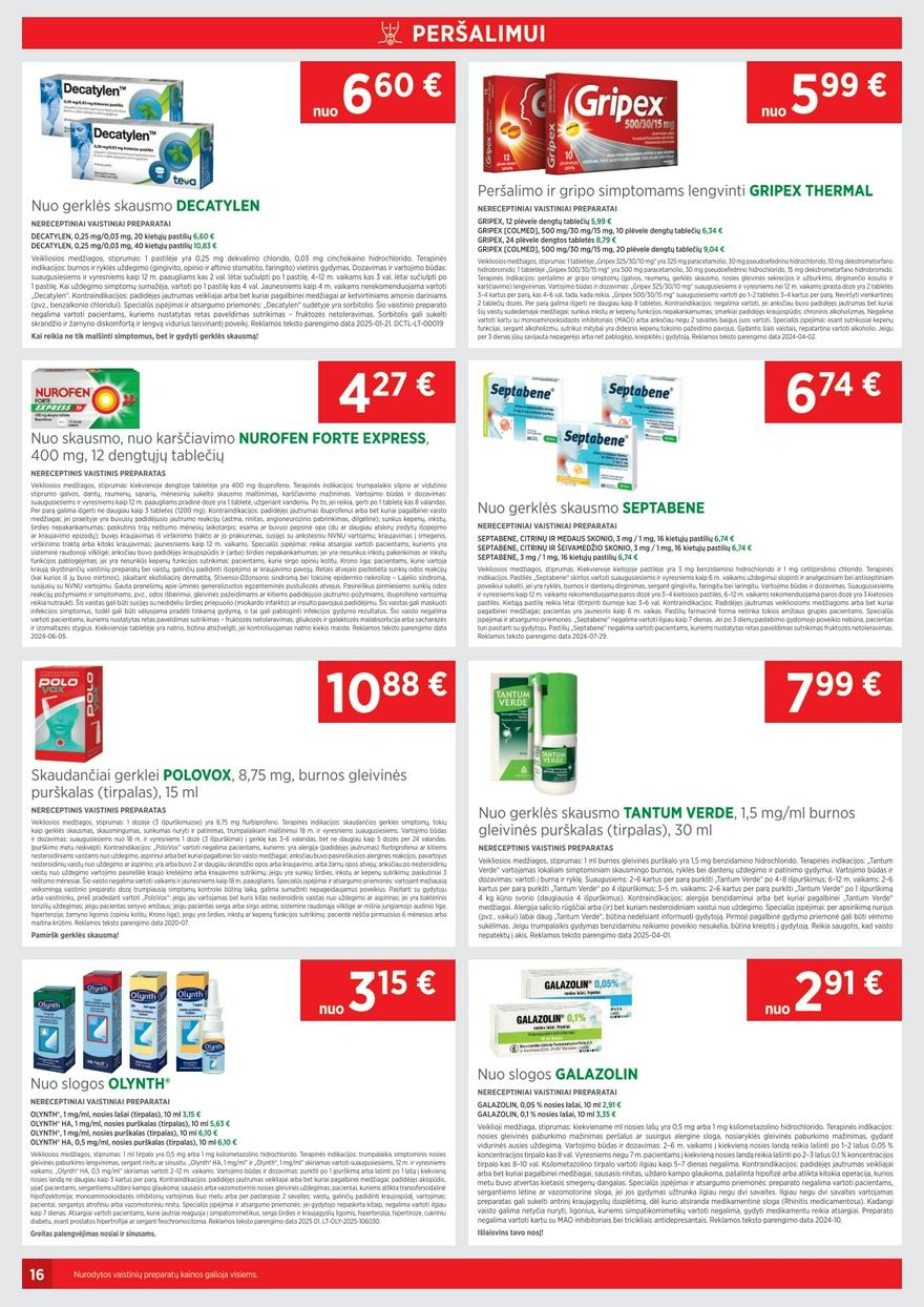 Euro vaistinė katalogas akcijos nuo 
  2025-05-01 iki 
  2025-05-31 | Leidinukas.lt puslapis 16