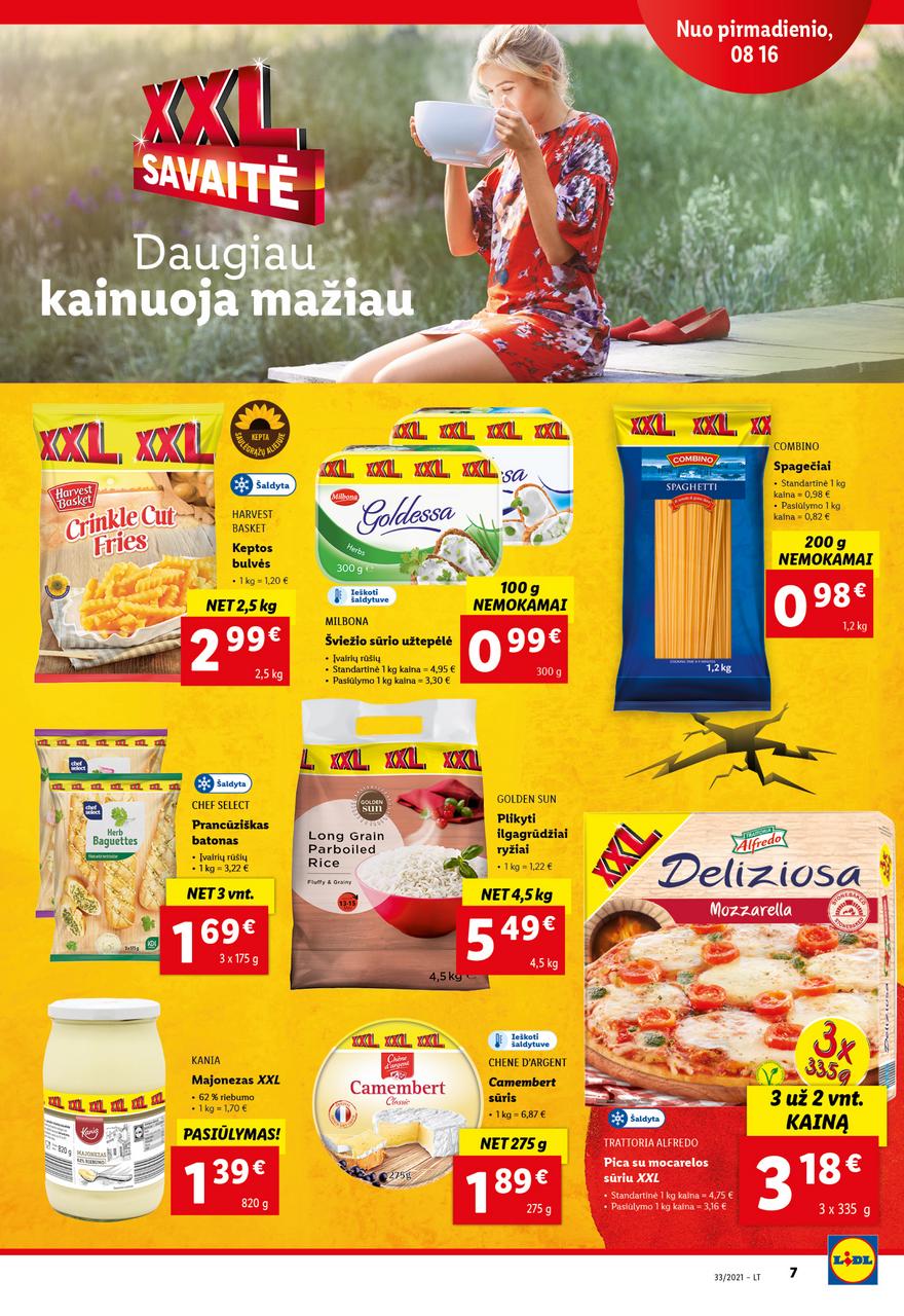 Lidl maisto prekių pasiūlymai akcijos nuo 
  2021-08-16 iki 
  2021-08-22 | Leidinukas.lt puslapis 7