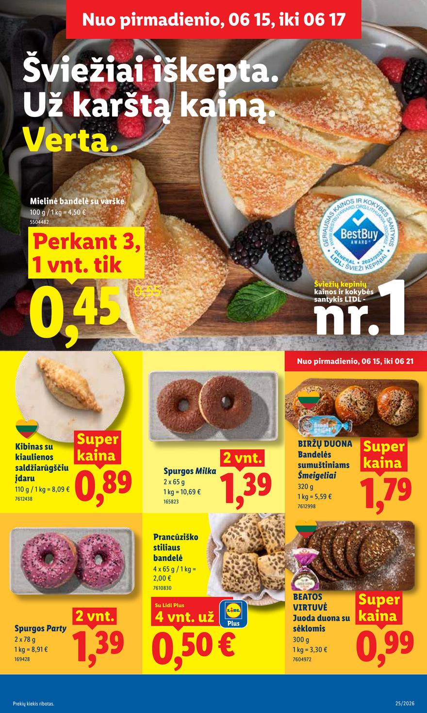 Lidl leidinys akcijos nuo 
  2026-06-15 iki 
  2026-06-21 | Leidinukas.lt puslapis 7