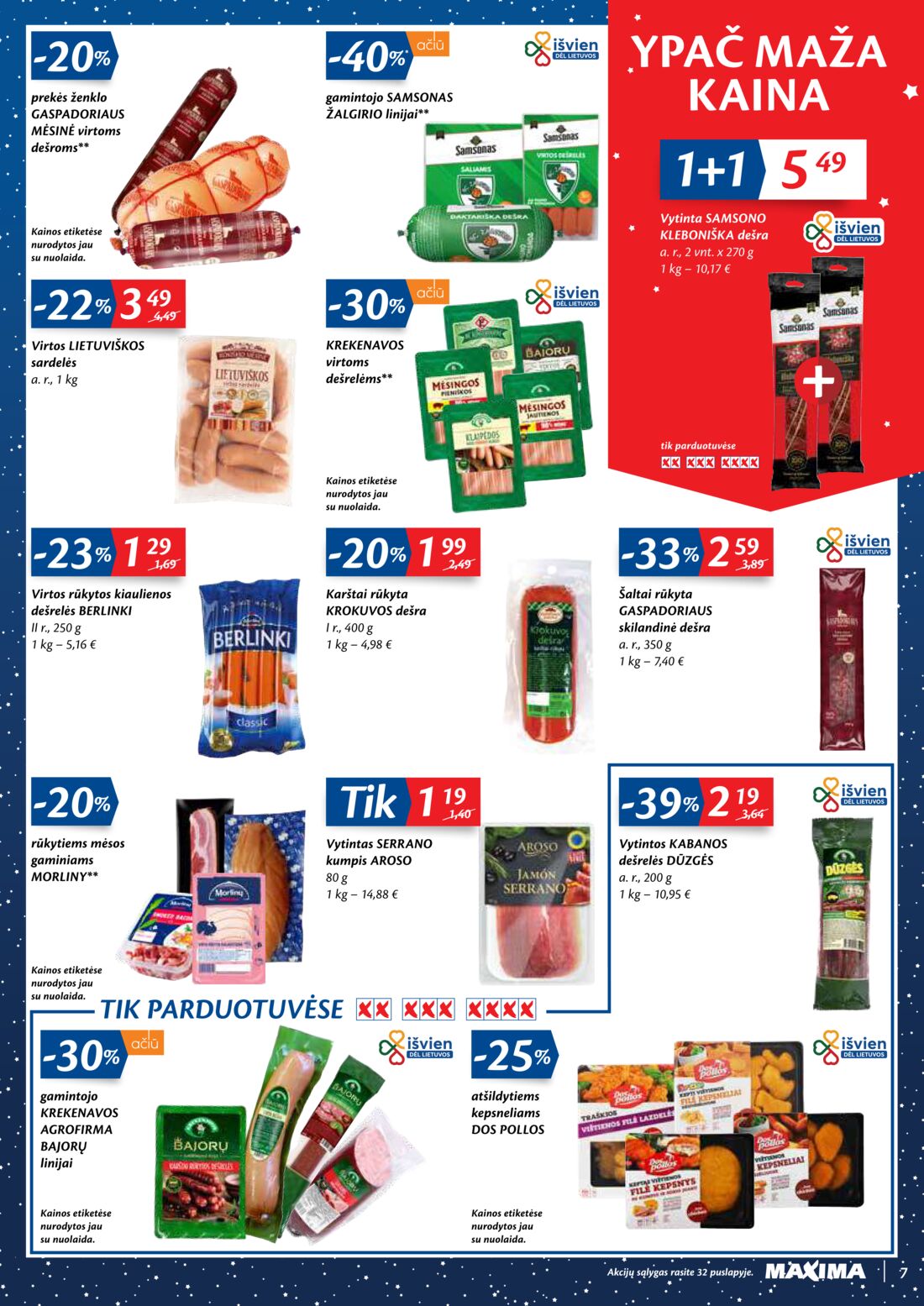 Maxima kaininis leidinys akcijos nuo 
  2020-11-24 iki 
  2020-11-30 | Leidinukas.lt puslapis 7