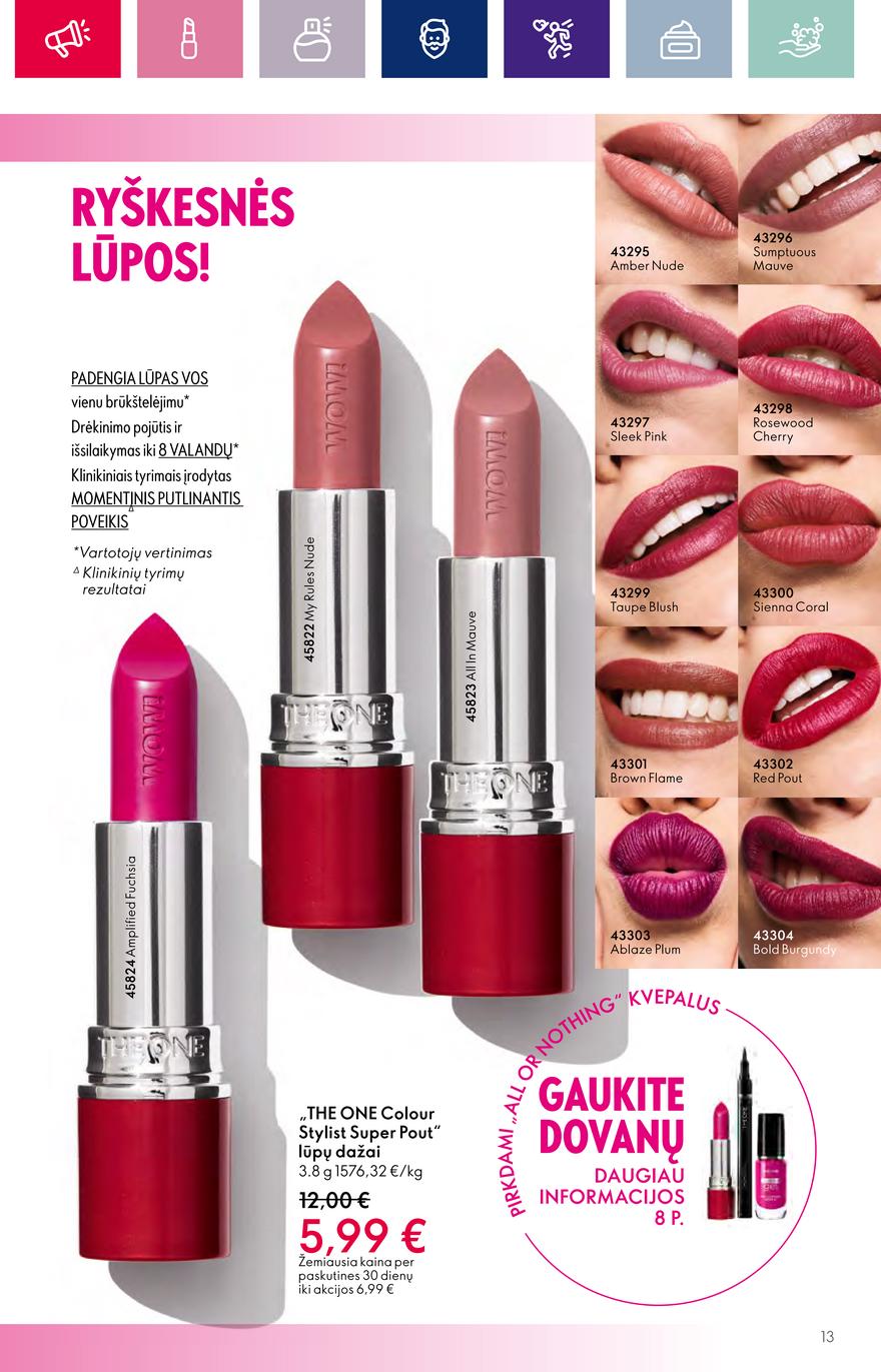 Oriflame katalogas akcijos nuo 
  2023-10-04 iki 
  2023-11-01 | Leidinukas.lt puslapis 13