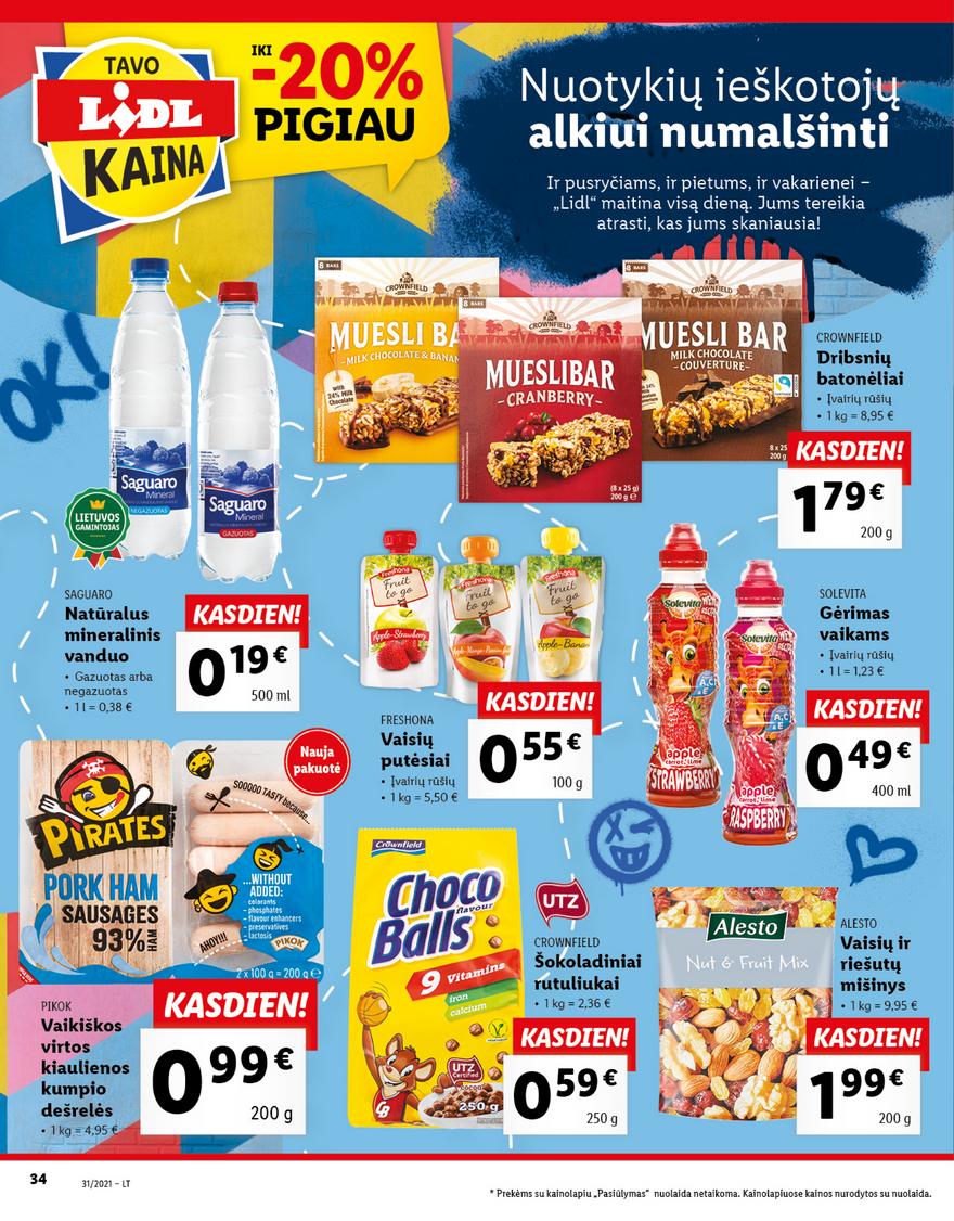 Lidl maisto prekių pasiūlymai akcijos nuo 
  2021-08-02 iki 
  2021-08-08 | Leidinukas.lt puslapis 34