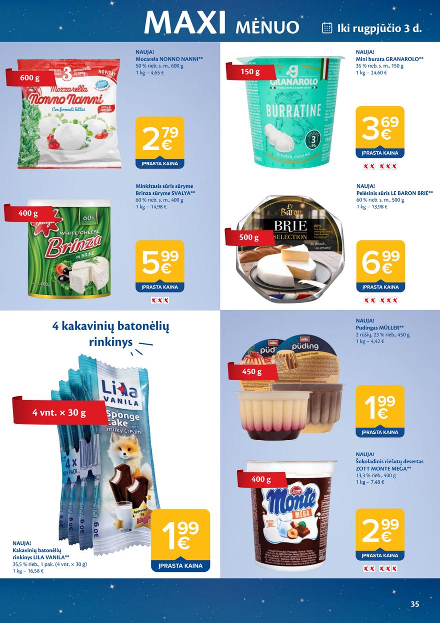 Maxima leidinys akcijos nuo 
  2026-07-14 iki 
  2026-07-20 | Leidinukas.lt puslapis 35