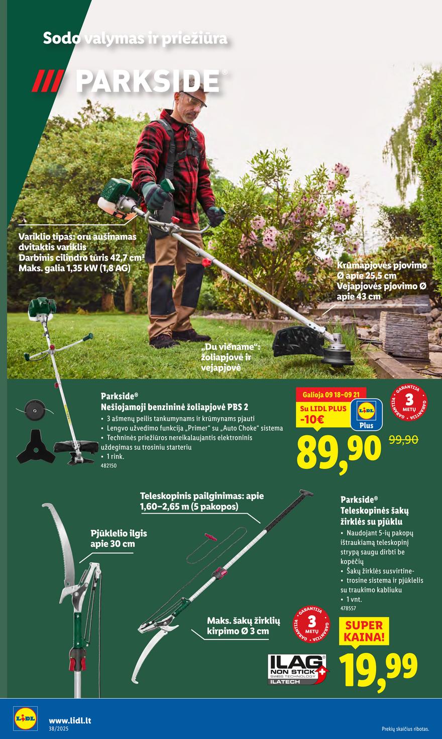 Lidl leidinys akcijos nuo 
  2025-09-15 iki 
  2025-09-21 | Leidinukas.lt puslapis 20