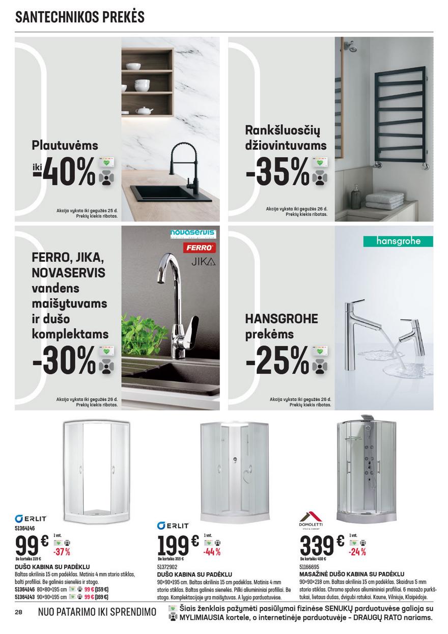 Senukai leidinys akcijos nuo 
  2021-05-05 iki 
  2021-05-25 | Leidinukas.lt puslapis 28