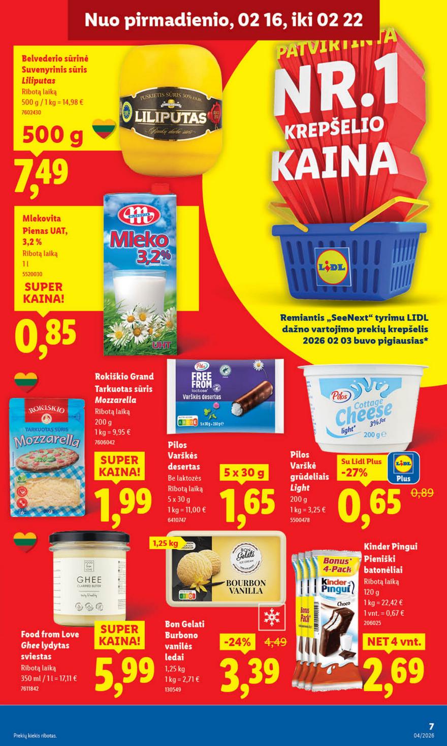 Lidl leidinys akcijos nuo 
  2026-02-16 iki 
  2026-02-22 | Leidinukas.lt puslapis 7