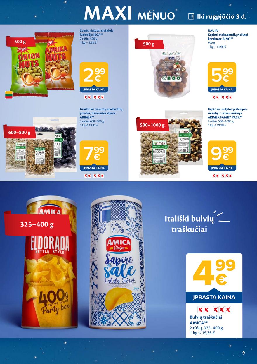 Maxima leidinukas akcijos nuo 
  2026-07-07 iki 
  2026-08-03 | Leidinukas.lt puslapis 9