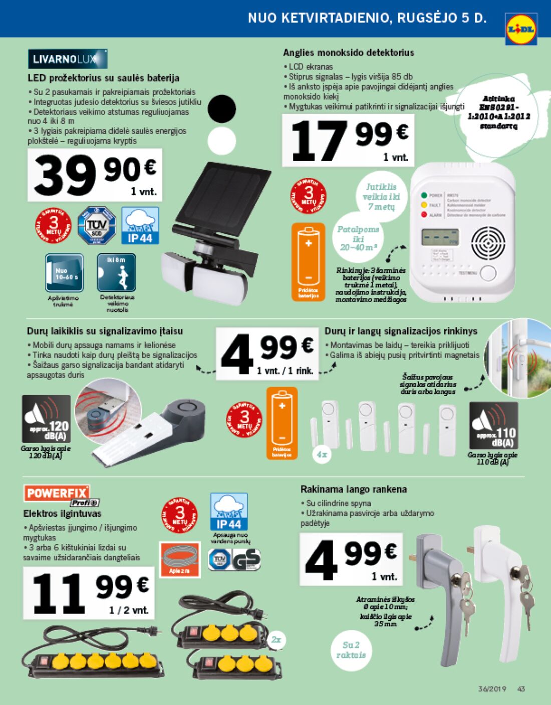 Lidl savaitinis leidinys akcijos nuo 
  2019-09-02 iki 
  2019-09-08 | Leidinukas.lt puslapis 43