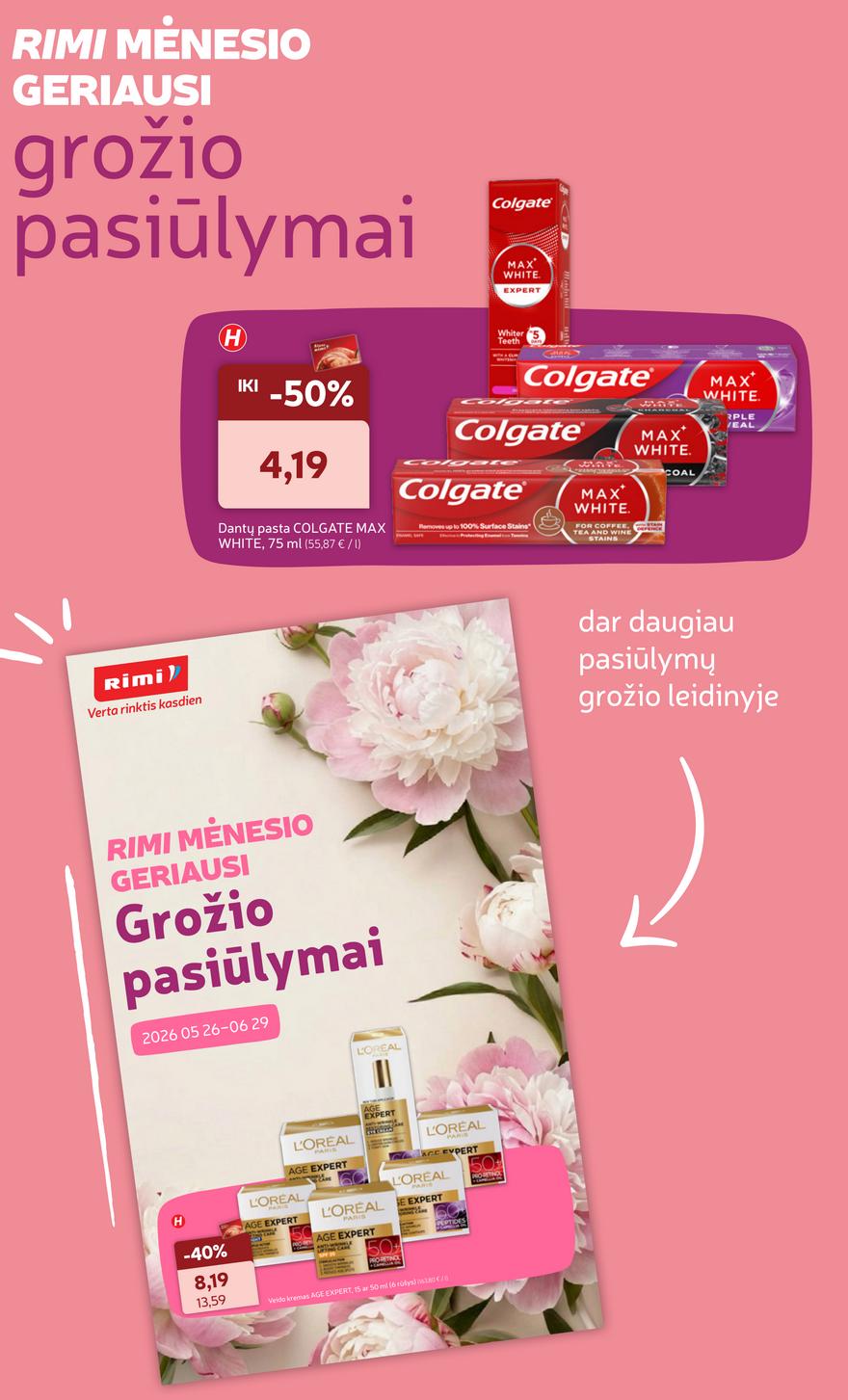 Rimi leidinys akcijos nuo 
  2026-06-09 iki 
  2026-06-15 | Leidinukas.lt puslapis 30