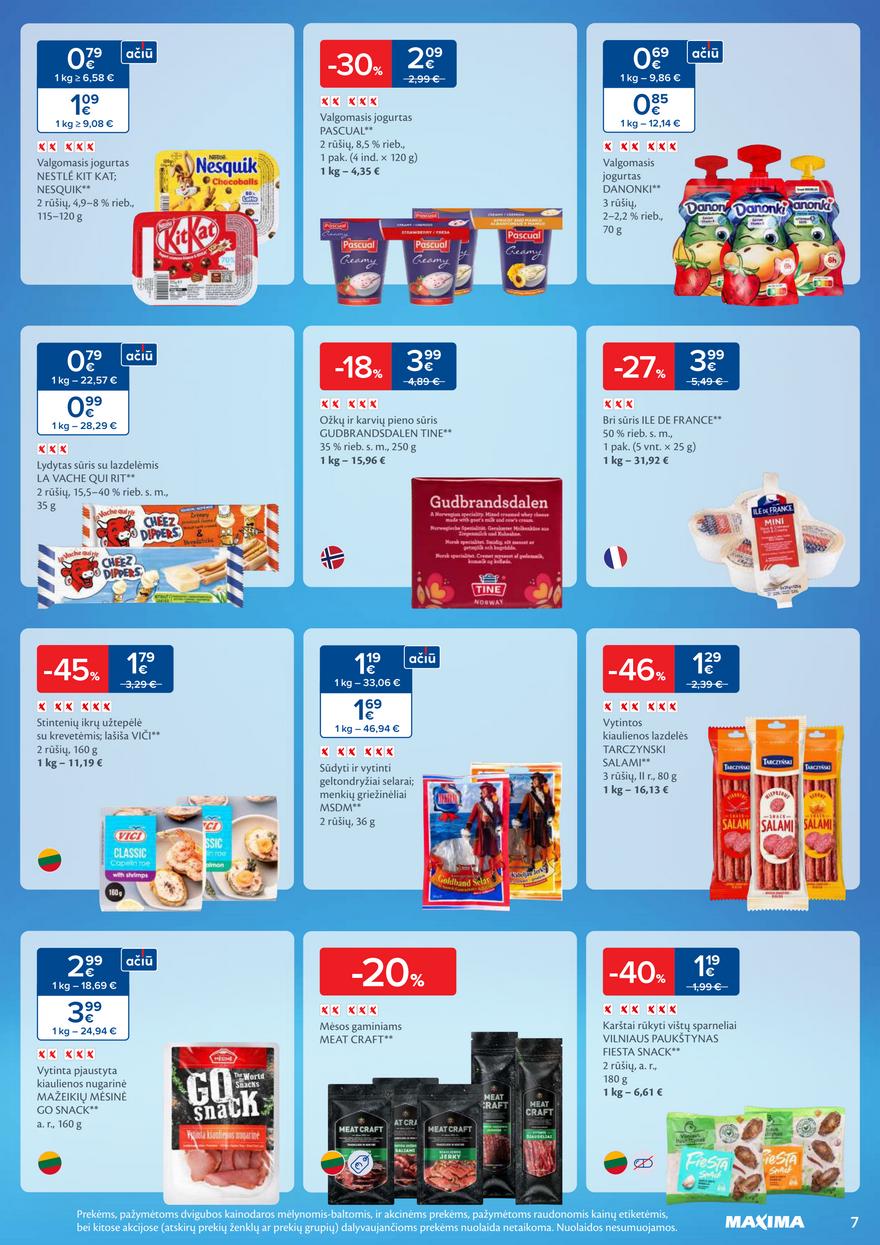 Maxima leidinys akcijos nuo 
  2026-02-24 iki 
  2026-03-02 | Leidinukas.lt puslapis 7