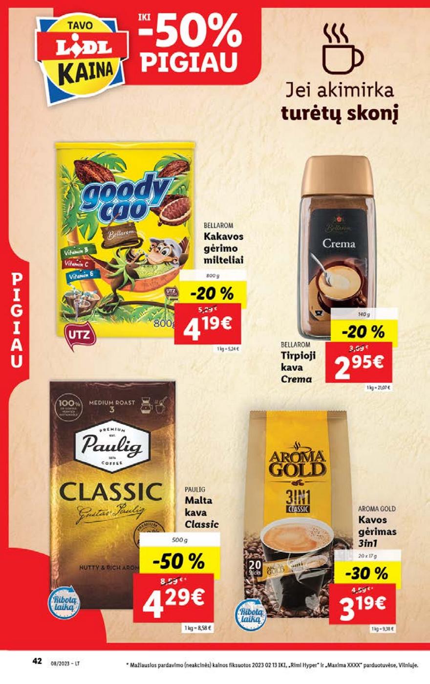 Lidl pasiūlymai akcijos nuo 
  2023-02-20 iki 
  2023-02-26 | Leidinukas.lt puslapis 42