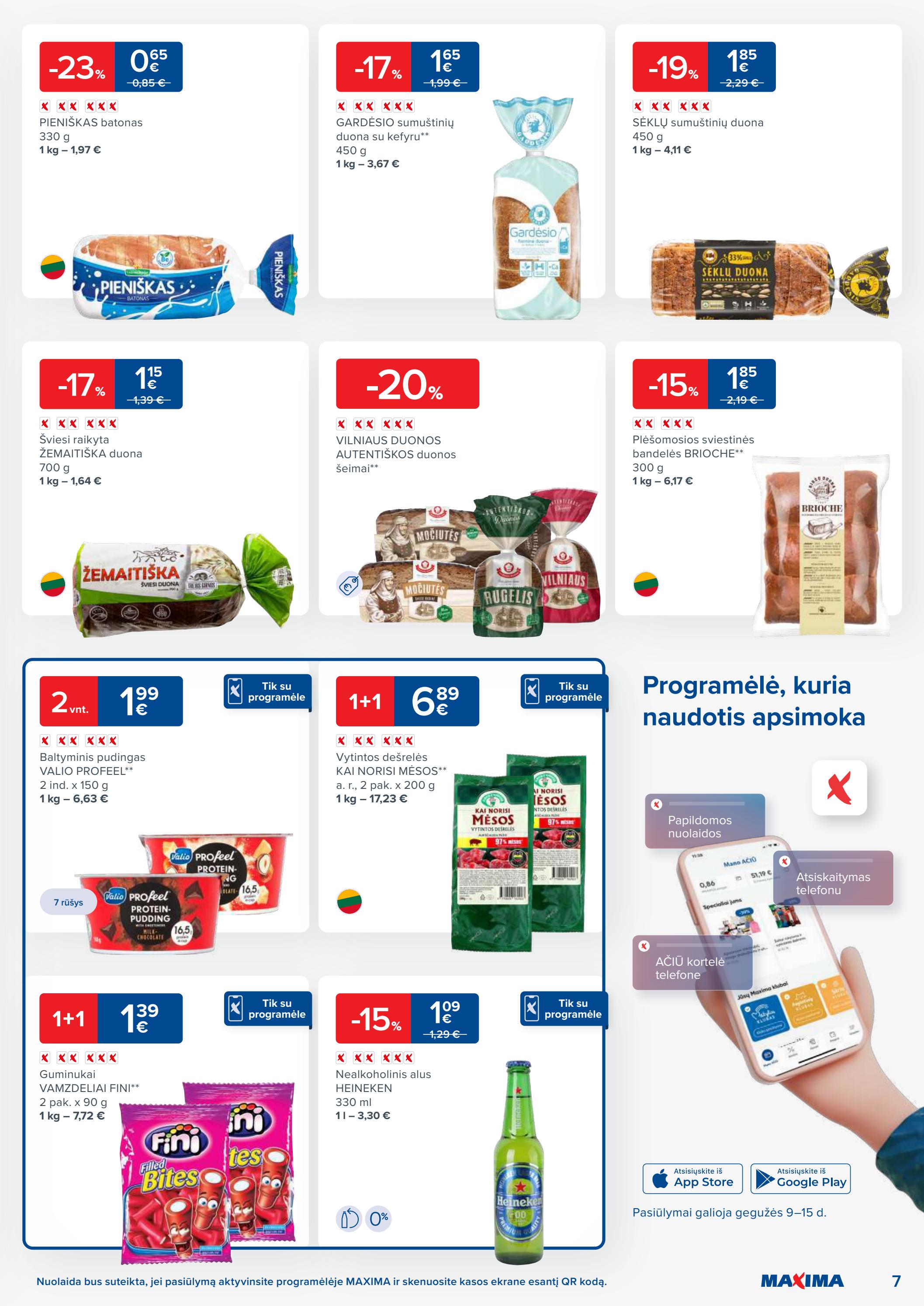Maxima kaininis leidinys akcijos nuo 
  2023-05-09 iki 
  2023-05-15 | Leidinukas.lt puslapis 7