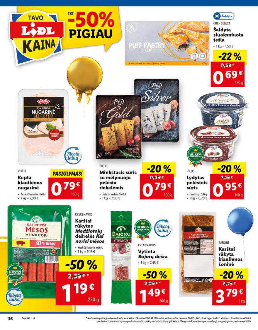 Lidl maisto prekių pasiūlymai akcijos nuo 
  2021-04-26 iki 
  2021-05-02 | Leidinukas.lt puslapis 36