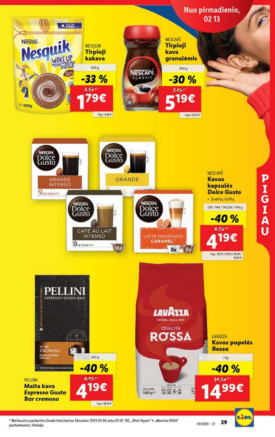 Lidl pasiūlymai akcijos nuo 
  2023-02-13 iki 
  2023-02-19 | Leidinukas.lt puslapis 29
