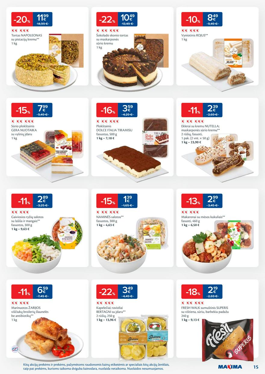 Maxima savaitinis leidinys 10 akcijos nuo 
  2025-03-04 iki 
  2025-03-10 | Leidinukas.lt puslapis 15