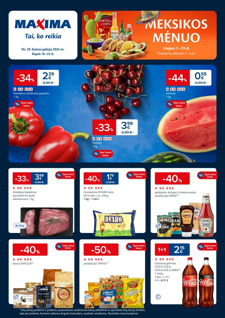 Maxima leidinys akcijos nuo 
  2024-07-16 iki 
  2024-07-22 | Leidinukas.lt puslapis 1