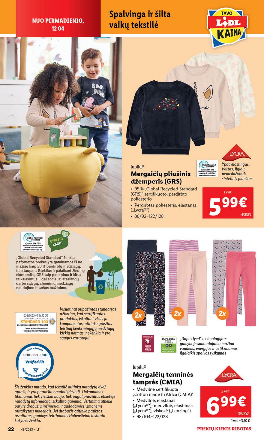 Lidl pasiūlymai akcijos nuo 
  2023-12-04 iki 
  2023-12-10 | Leidinukas.lt puslapis 24