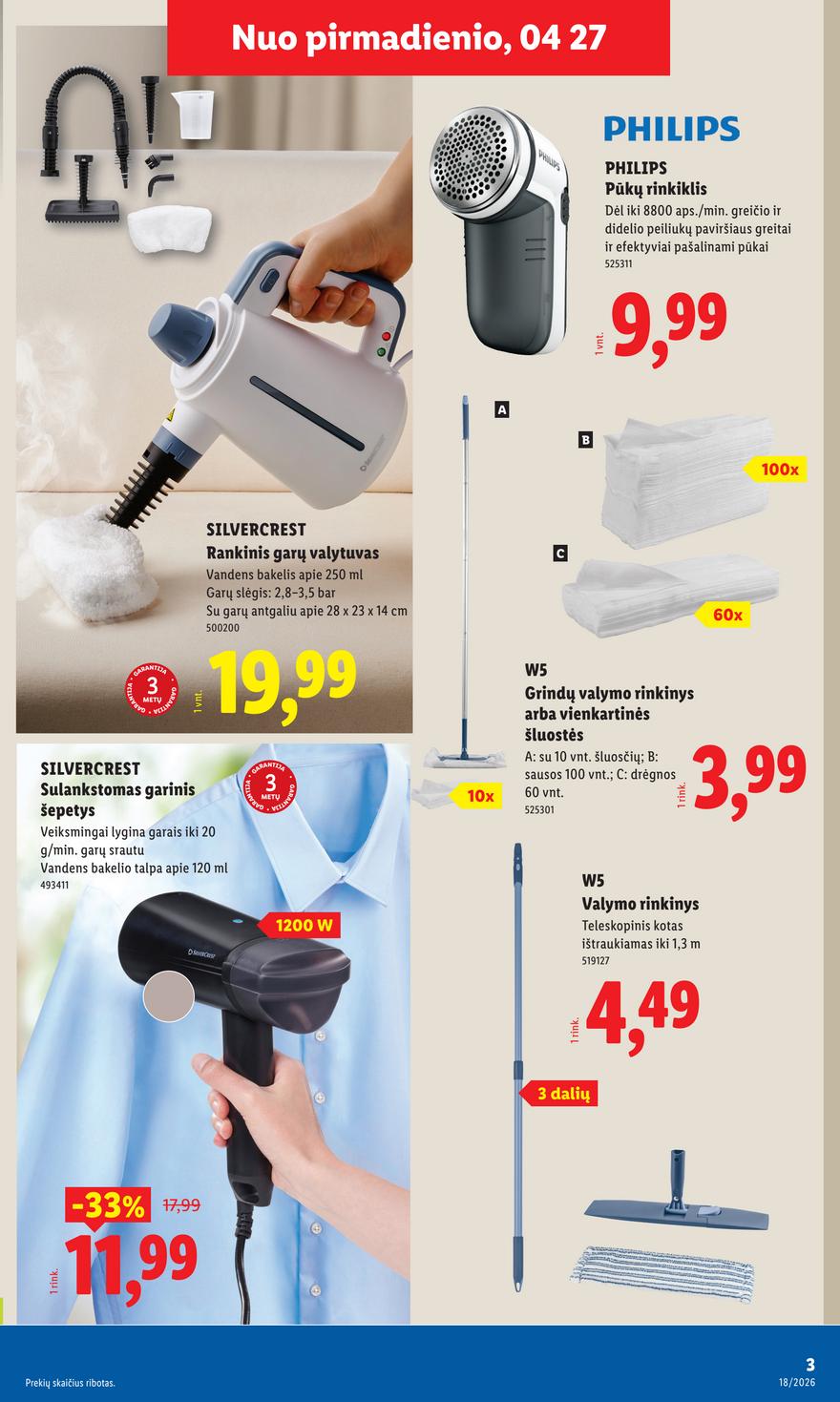 Lidl leidinys akcijos nuo 
  2026-04-27 iki 
  2026-05-03 | Leidinukas.lt puslapis 3