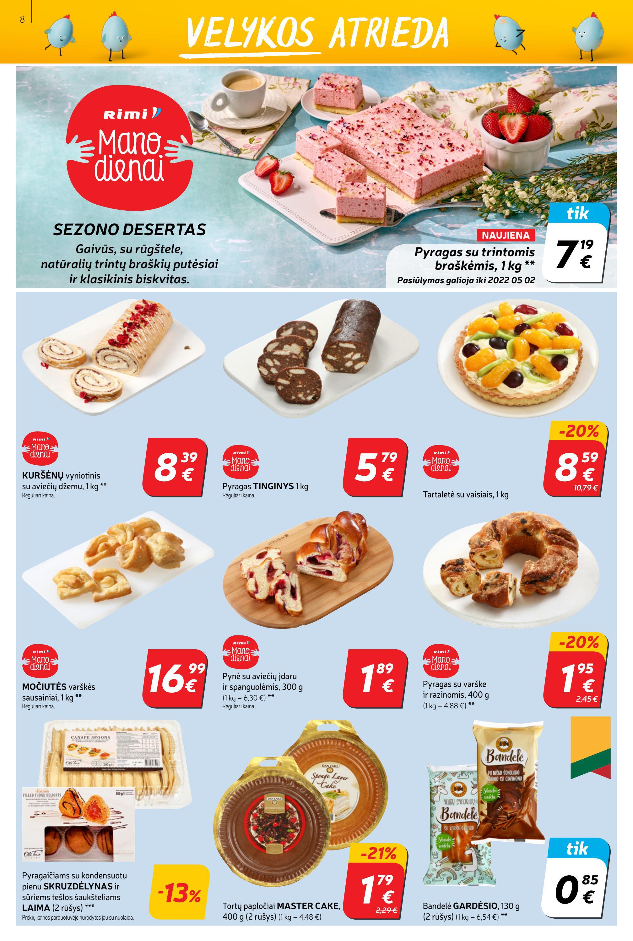 Rimi savaitinis leidinys akcijos nuo 
  2022-04-05 iki 
  2022-04-11 | Leidinukas.lt puslapis 8