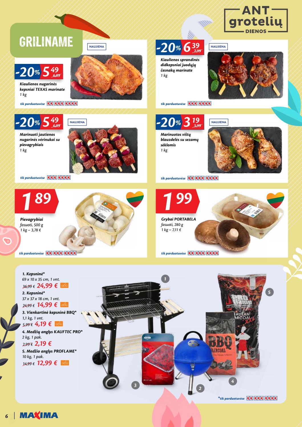 Maxima kaininis leidinys akcijos nuo 
  2020-05-19 iki 
  2020-05-25 | Leidinukas.lt puslapis 6