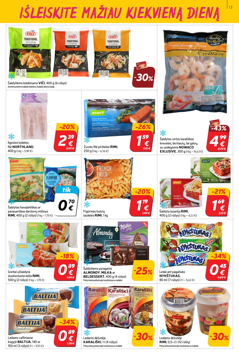 Rimi savaitinis leidinys akcijos nuo 
  2021-02-23 iki 
  2021-03-01 | Leidinukas.lt puslapis 13