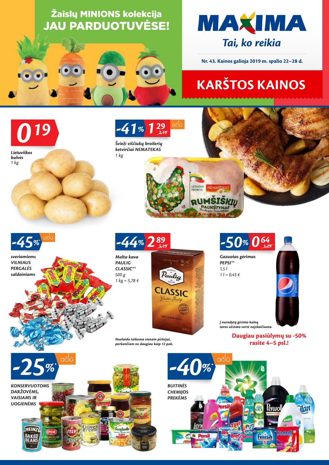 Maxima kaininis leidinys akcijos nuo 
  2019-10-22 iki 
  2019-10-28 | Leidinukas.lt puslapis 1