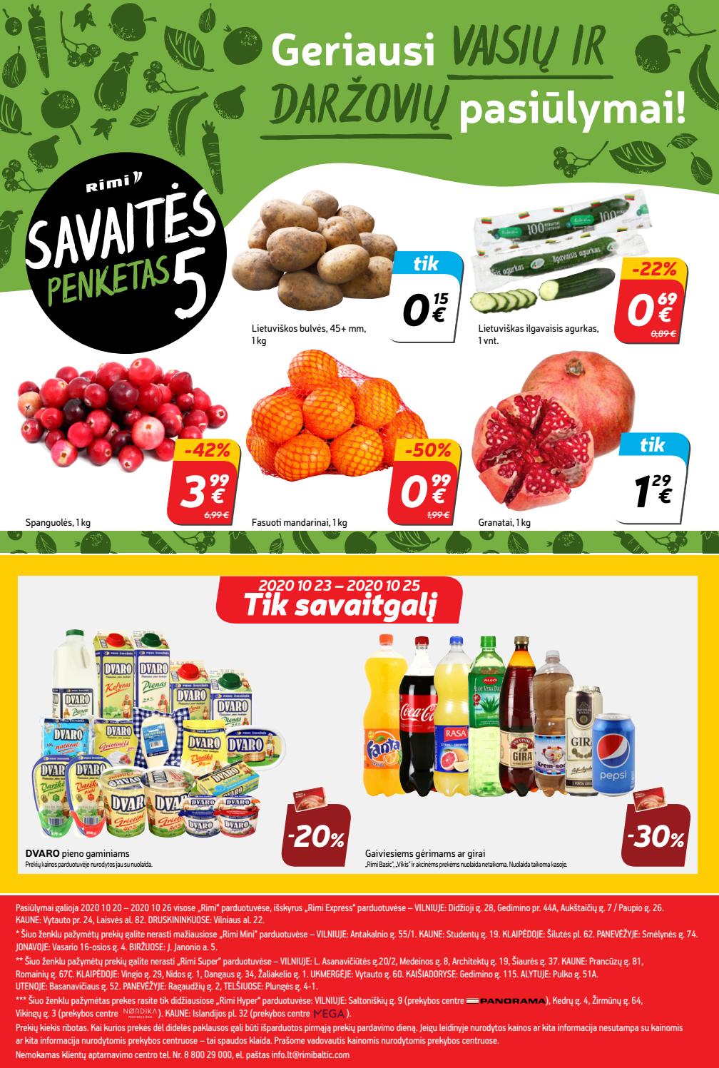 Rimi savaitinis leidinys akcijos nuo 
  2020-10-20 iki 
  2020-10-26 | Leidinukas.lt puslapis 24