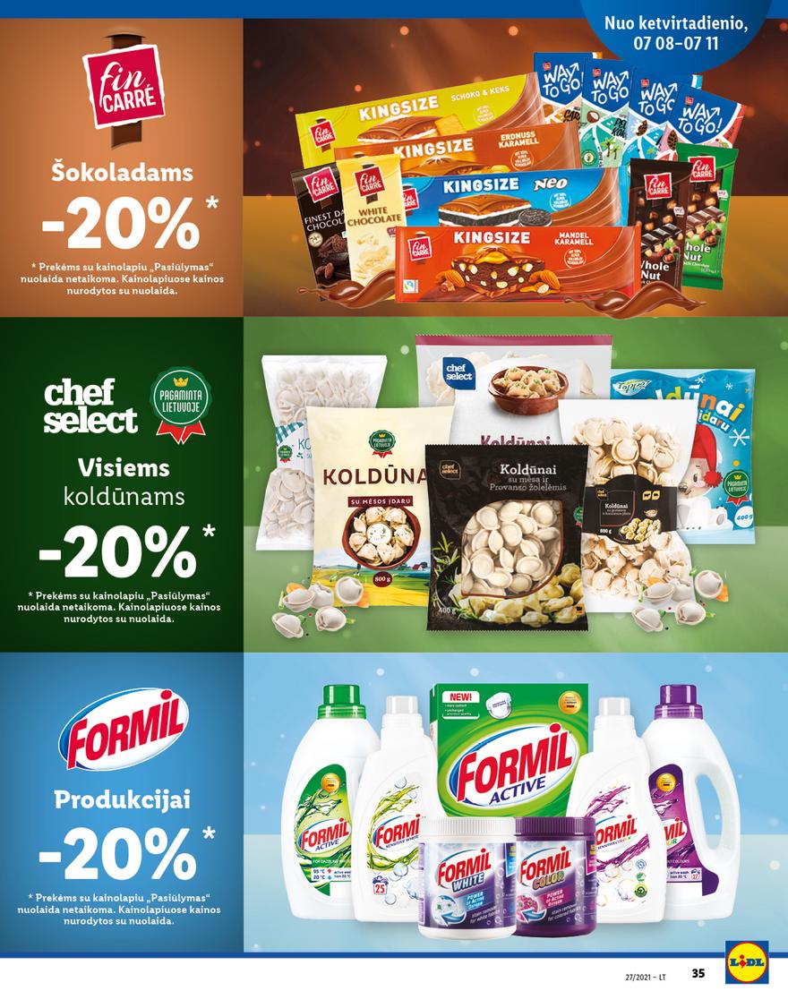 Lidl maisto prekių pasiūlymai akcijos nuo 
  2021-07-05 iki 
  2021-07-11 | Leidinukas.lt puslapis 35