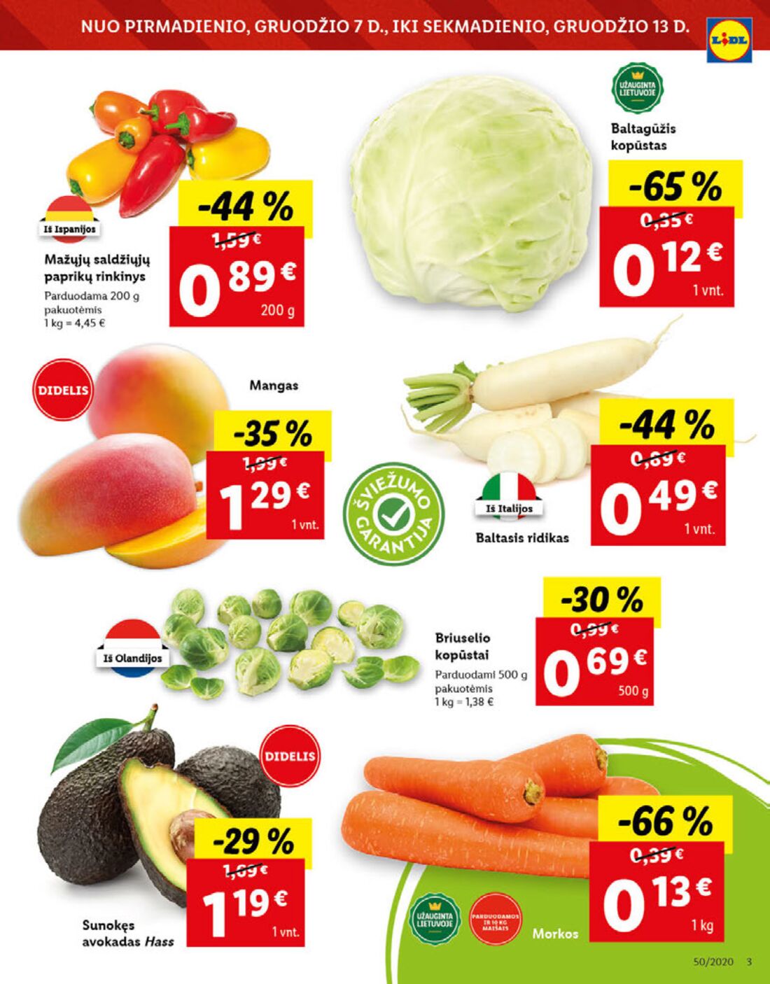 Lidl savaitinis leidinys akcijos nuo 
  2020-12-07 iki 
  2020-12-13 | Leidinukas.lt puslapis 3