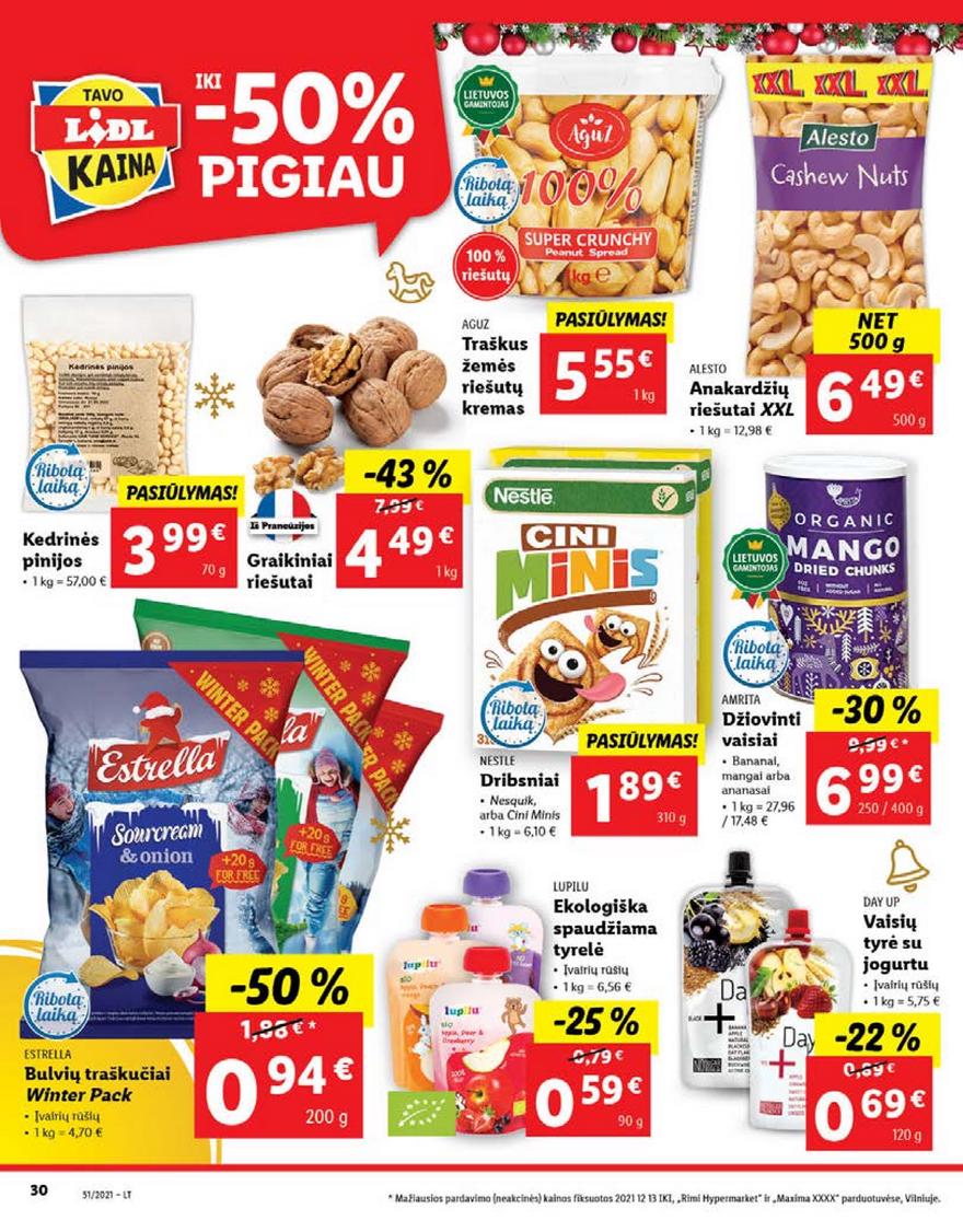 Ldil maisto leidinys akcijos nuo 
  2021-12-20 iki 
  2021-12-26 | Leidinukas.lt puslapis 30