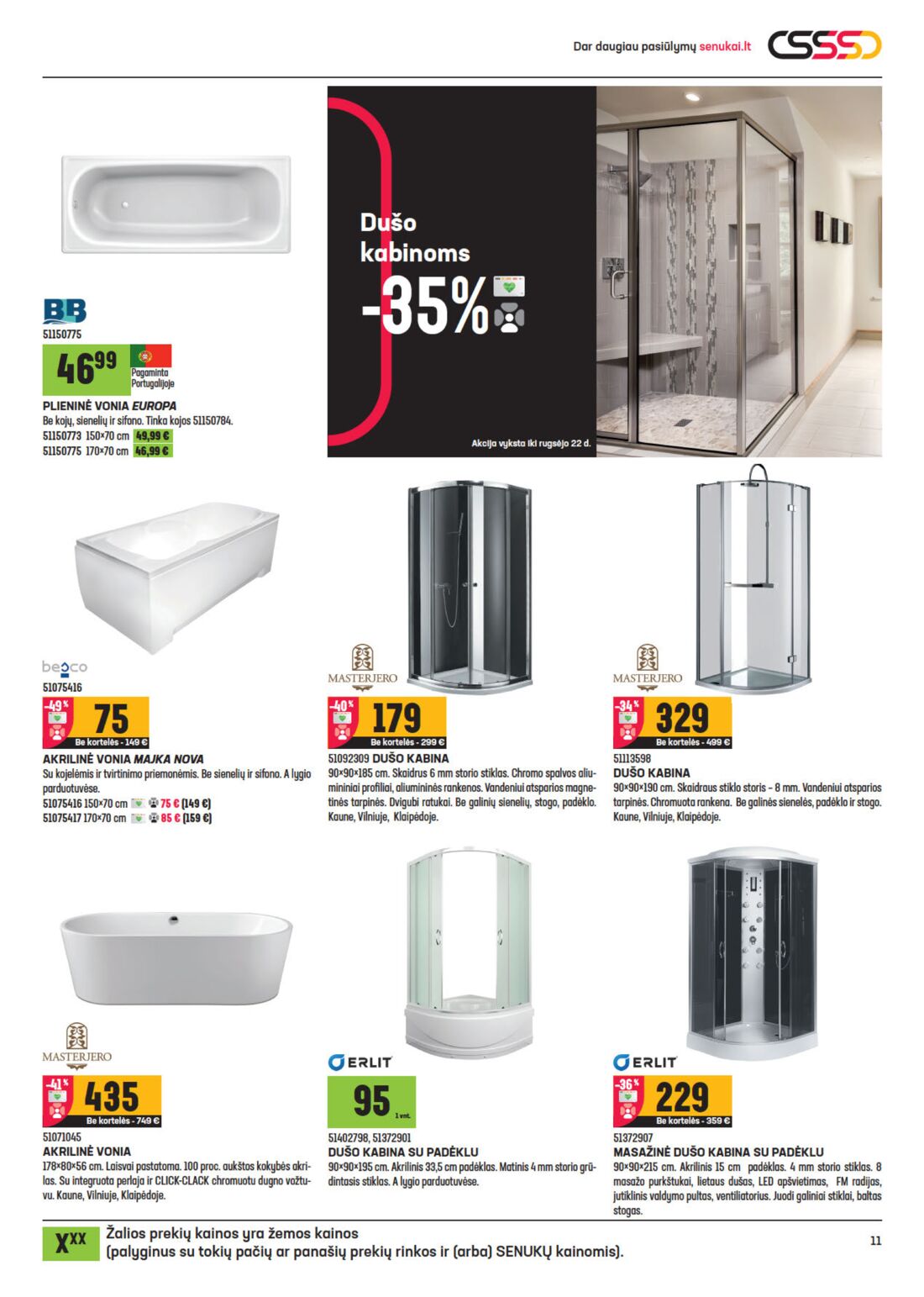 Senukai reklaminis leidinys akcijos nuo 
  2020-09-02 iki 
  2020-09-21 | Leidinukas.lt puslapis 11