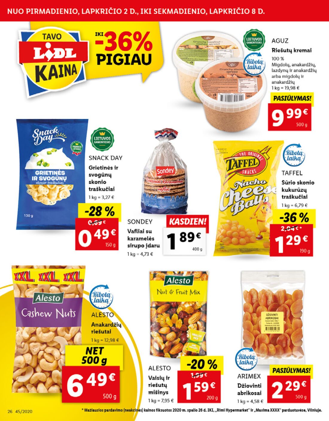 Lidl savaitinis leidinys akcijos nuo 
  2020-11-02 iki 
  2020-11-08 | Leidinukas.lt puslapis 26