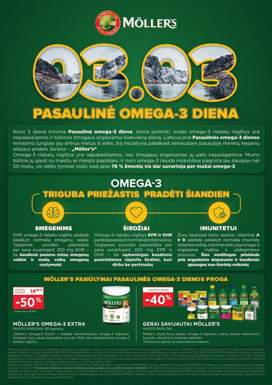 Euro vaistinė katalogas akcijos nuo 
  2026-03-01 iki 
  2026-03-31 | Leidinukas.lt puslapis 23