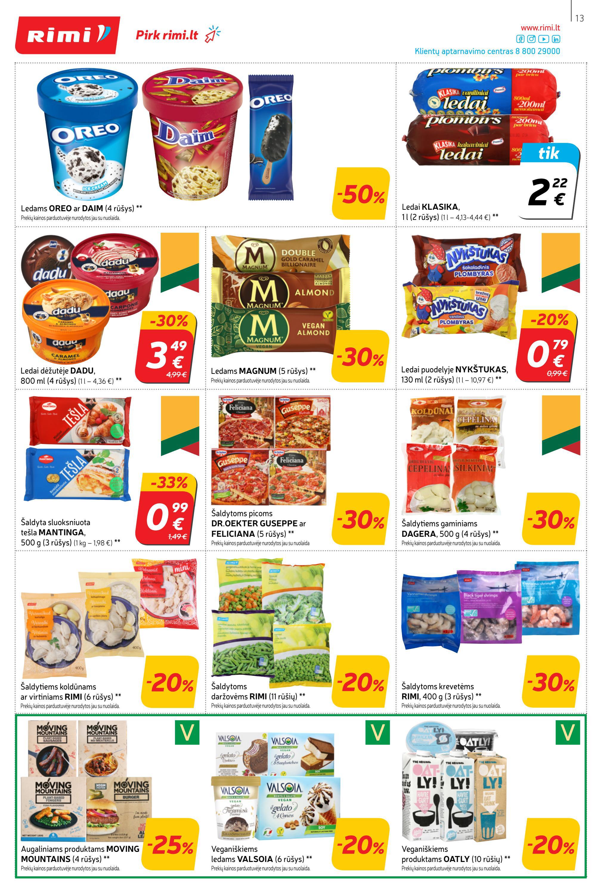Rimi savaitinis leidinys akcijos nuo 
  2022-05-03 iki 
  2022-05-09 | Leidinukas.lt puslapis 13