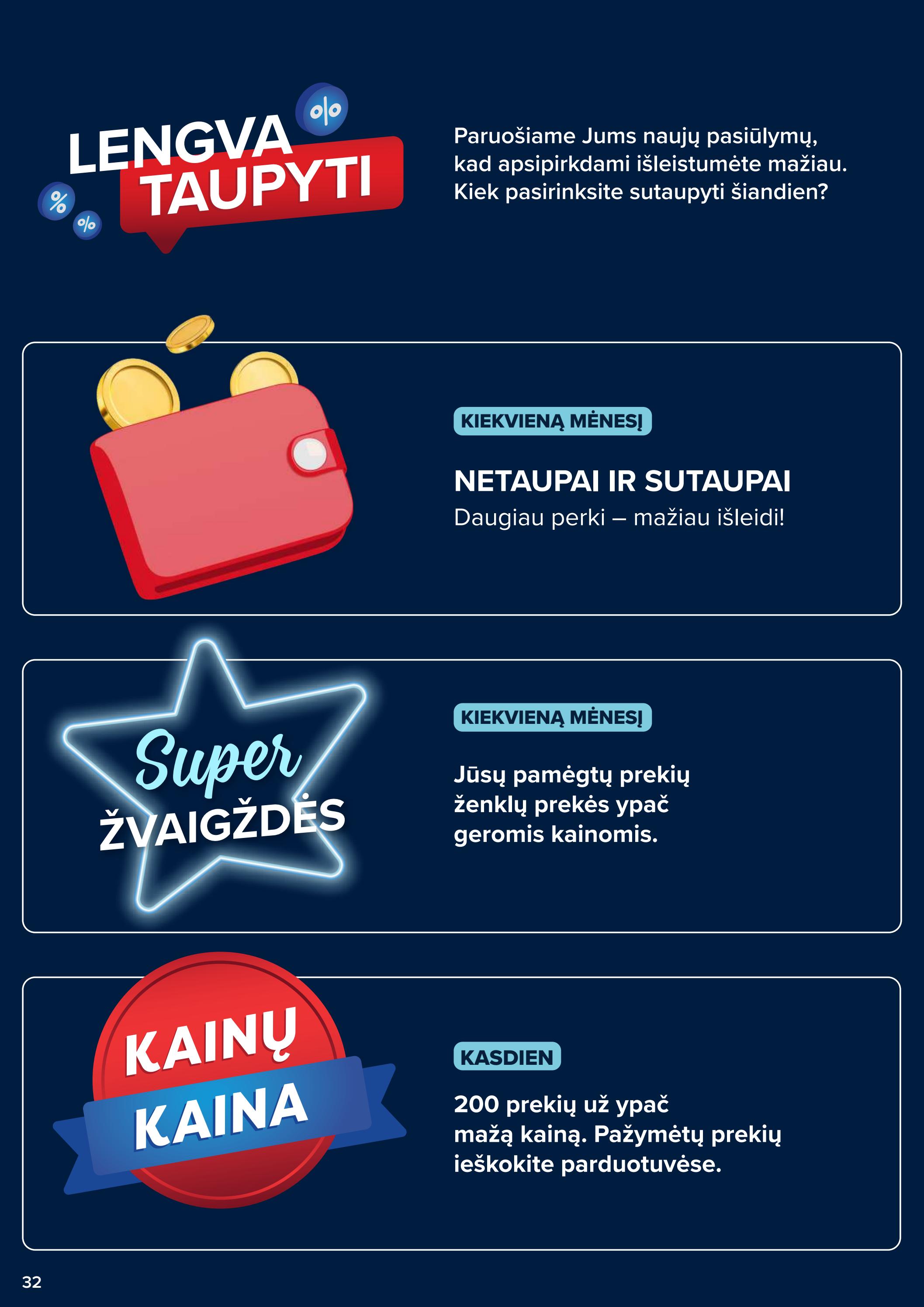 Maxima kaininis leidinys akcijos nuo 
  2023-04-04 iki 
  2023-04-10 | Leidinukas.lt puslapis 32