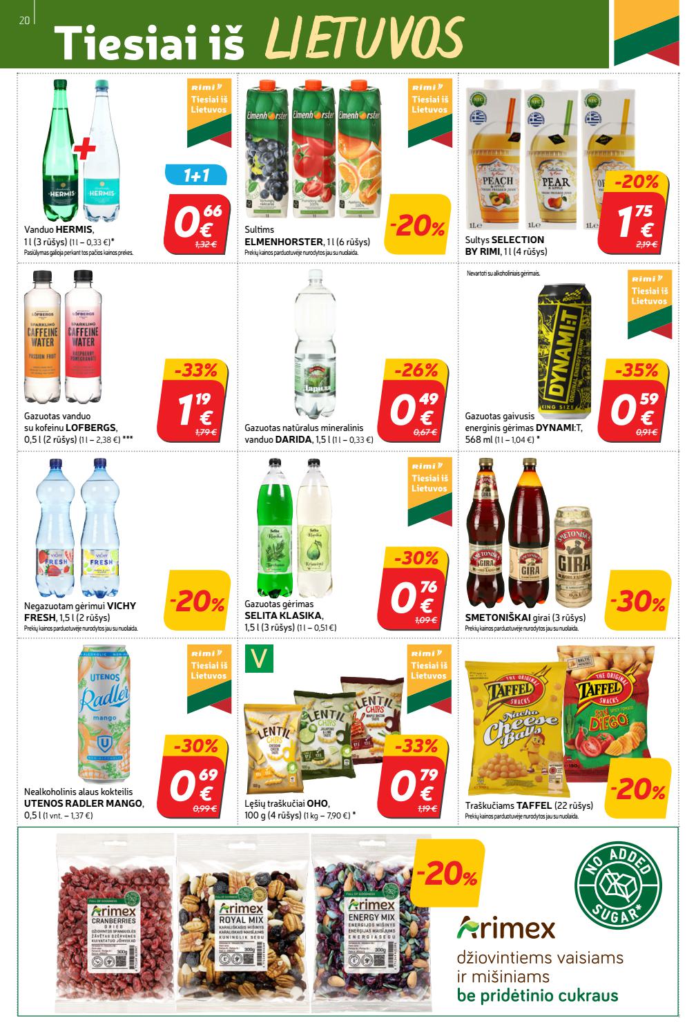 Rimi savaitinis leidinys akcijos nuo
2021-06-29 iki
2021-07-05 | Leidinukas.lt puslapis 20