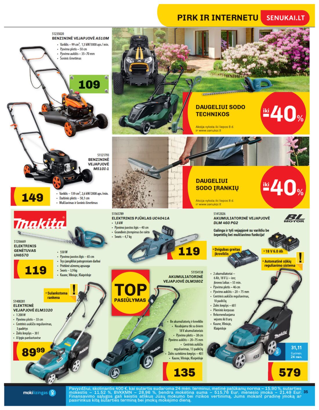 Senukai reklaminis leidinys akcijos nuo 
  2019-06-20 iki 
  2019-07-08 | Leidinukas.lt puslapis 35