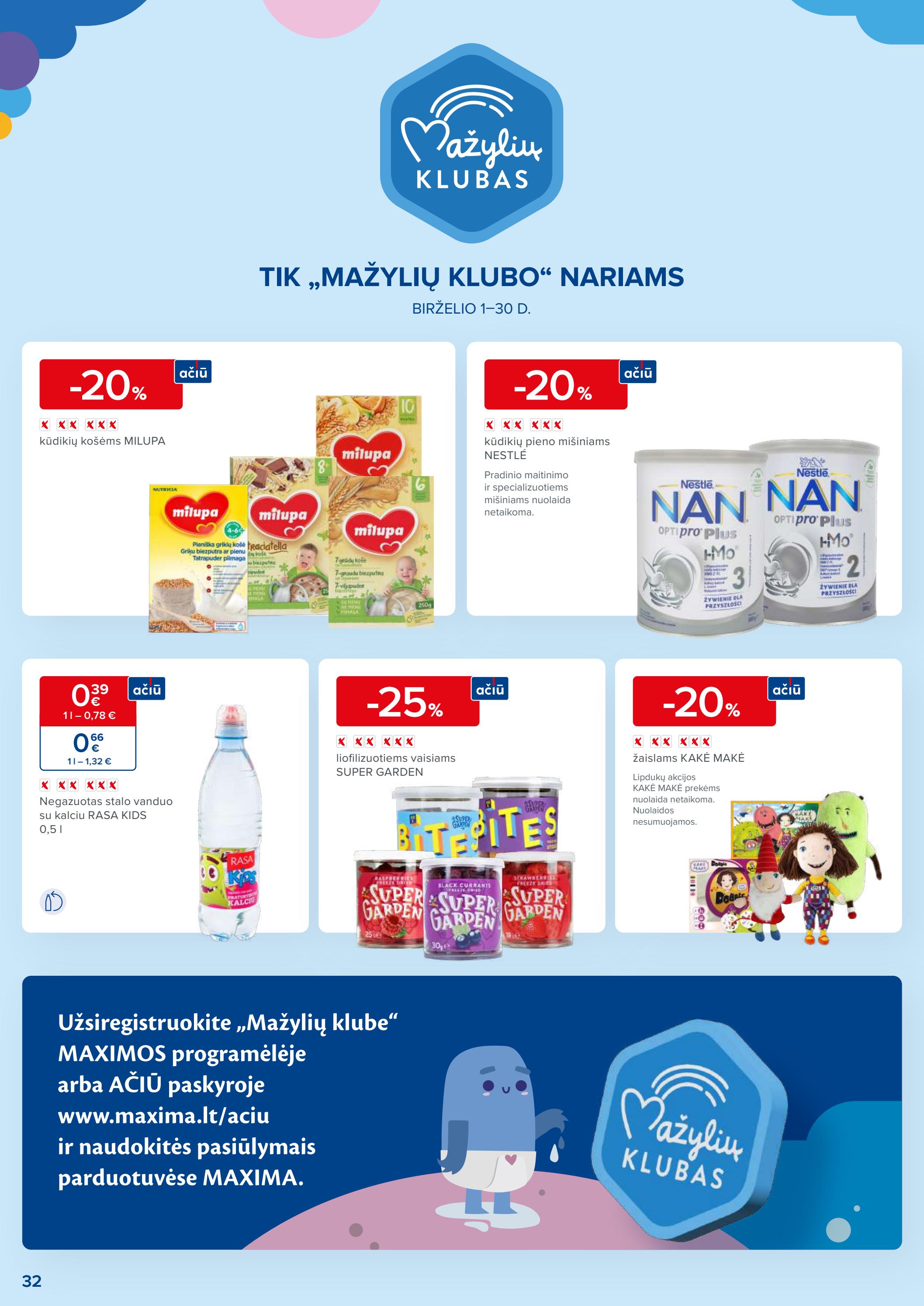 Maxima kaininis leidinys akcijos nuo 
  2023-06-27 iki 
  2023-07-03 | Leidinukas.lt puslapis 32