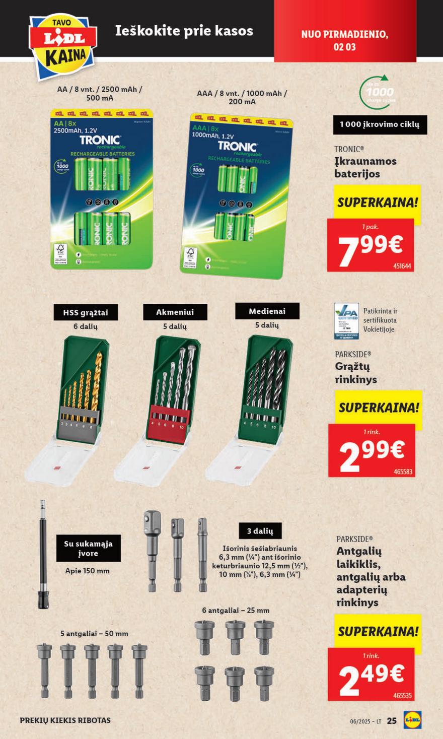 Lidl ne maisto leidinys akcijos nuo 
  2025-02-03 iki 
  2025-02-09 | Leidinukas.lt puslapis 25