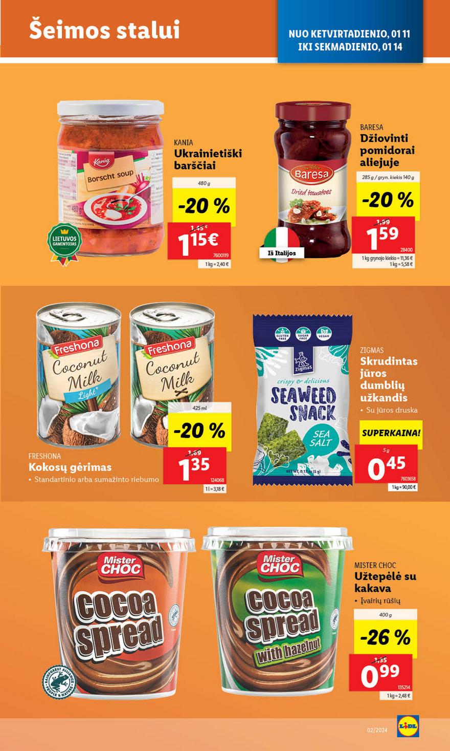Lidl pasiūlymai akcijos nuo 
  2024-01-08 iki 
  2024-01-14 | Leidinukas.lt puslapis 43