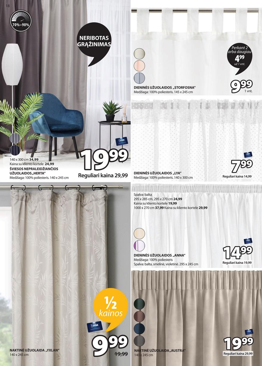 Jysk leidinys akcijos nuo 
  2022-02-15 iki 
  2022-02-28 | Leidinukas.lt puslapis 18